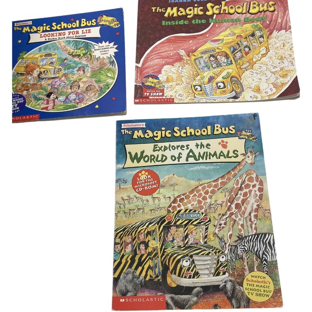 The Magic School Bus Books Lot Science Picture Readers Chapter Scholastic Qty 11 - Picture 2 of 8